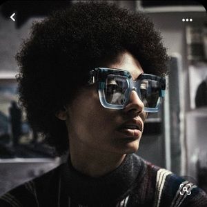 RARE Jacques Marie Mage Blue Lipton Microbatch Eyewear